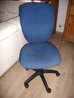 Bureaustoel, Ophalen of Verzenden, Gebruikt, Blauw, Bureaustoel