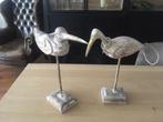 Houten vogels op staander, Antiek en Kunst, Ophalen