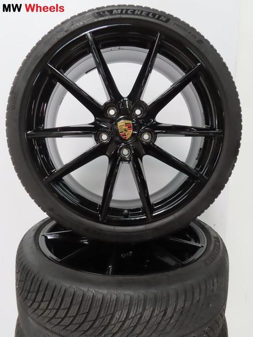 Porsche 21 inch Origineel velgen 911 992 met winterbanden, Autos : Pièces & Accessoires, Pneus & Jantes, Pneus et Jantes, Pneus hiver