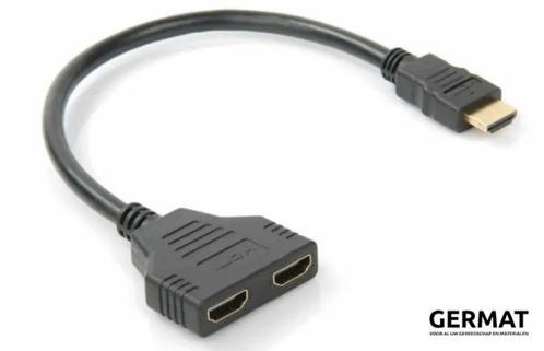 Verdubbel je HDMI-verbinding: Split 1 naar 2 met de HDMI Spl, Audio, Tv en Foto, Audiokabels en Televisiekabels, Nieuw, Ophalen of Verzenden