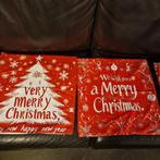 Kussenhoezen Kerst + bijhorende servietten, Diversen, Ophalen of Verzenden