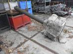 poortpaal antraciet met beton voet, Ophalen, Gebruikt, Schuifpoort, 150 tot 200 cm