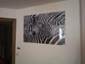 Tableau 120cm sur 80cm en verre 