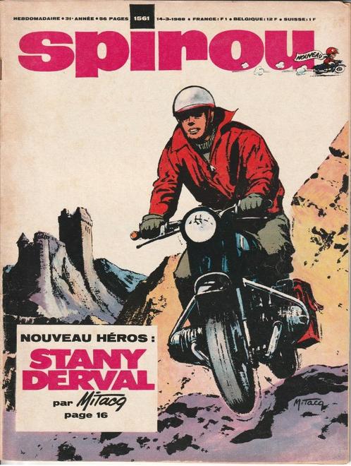 Hebdomadaires belges Spirou de l'année 1968 x 42, Boeken, Stripverhalen, Gelezen, Meerdere stripboeken, Ophalen of Verzenden