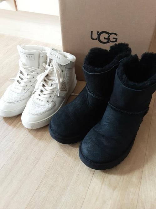 Dames merk schoenen GUESS, UGGS  MAATJE 37, Kleding | Dames, Schoenen, Zo goed als nieuw, Sneakers, Zwart, Ophalen