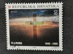 Kroatie 1995 - 50e verjaardag Bloedbad van Bleiburg, Postzegels en Munten, Ophalen of Verzenden, Joegoslavië, Gestempeld