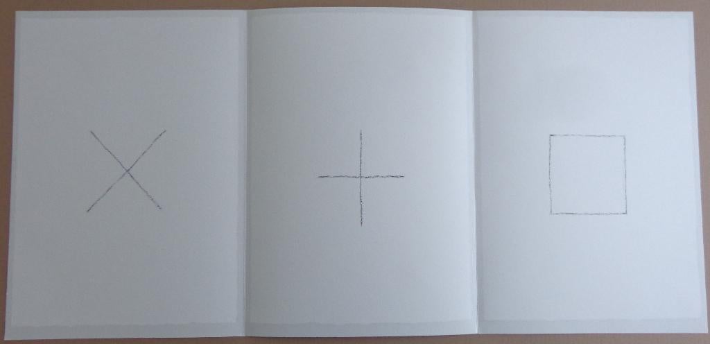 DAN VAN SEVEREN / 3-LUIK / ZW-W LITHO / 45x95cm / 1977, Antiek en Kunst, Ophalen of Verzenden