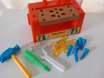 Vintage fisher price werkbank 927 wooden work station, Kinderen en Baby's, Speelgoed | Fisher-Price, Ophalen of Verzenden, Gebruikt