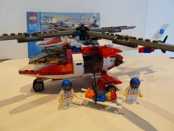 Lego City Medical 7903 Rescue Helicopter, Ophalen of Verzenden, Zo goed als nieuw, Complete set, Lego