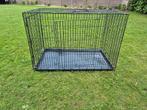 Zwarte hondenbench 122x75x84, Dieren en Toebehoren, Ophalen, Zo goed als nieuw