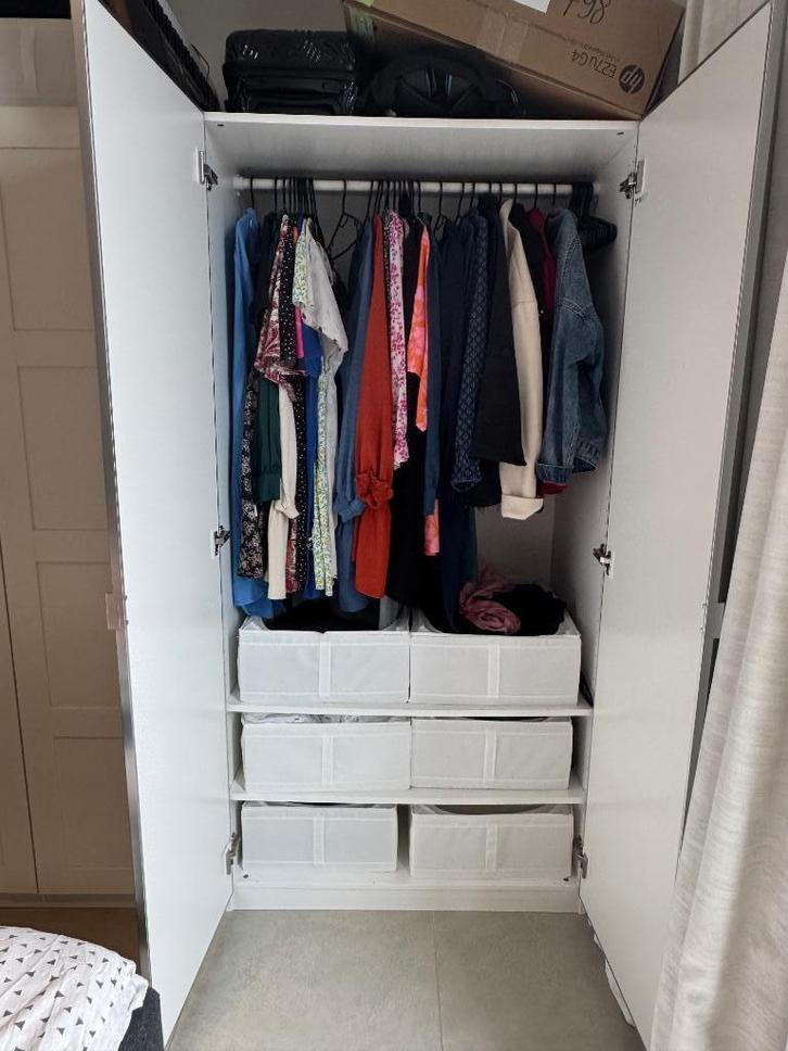 PAX kast met spiegeldeuren – als nieuw – nog geen jaar oud, Huis en Inrichting, Kasten | Kleerkasten, Zo goed als nieuw, 200 cm of meer
