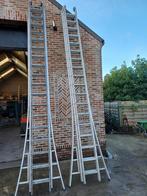 2solide gekeurde ladders 18 treden eerste deel uitneembaar, Doe-het-zelf en Bouw, Ladders en Trappen, Ophalen, Zo goed als nieuw