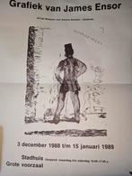 Affiche Ensor 1988 formaat 62X43cm, Ophalen of Verzenden