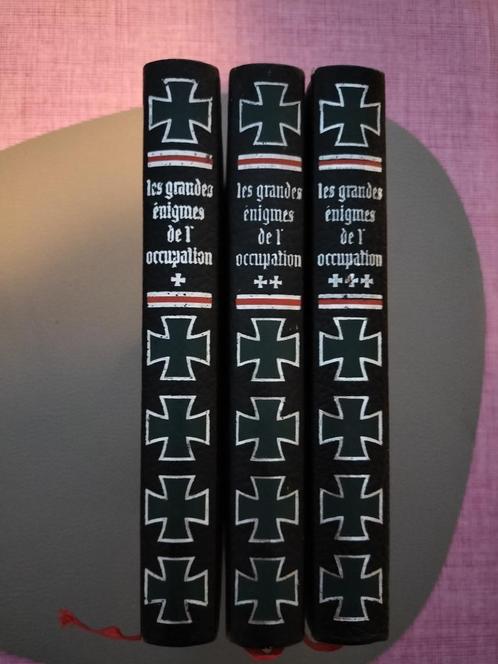 Livres : Les grandes énigmes de l'occupation. 3 tomes, Boeken, Oorlog en Militair, Gelezen, Algemeen, Tweede Wereldoorlog, Ophalen of Verzenden