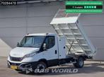Iveco Daily 35C14 Open Laadbak met Kist Dubbellucht 3,5t Tre, Auto's, Bestelwagens en Lichte vracht, Stof, Gebruikt, Euro 6, Iveco
