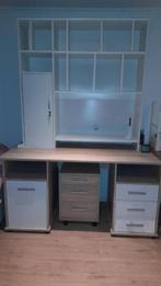 Bureau met boekenrek, Huis en Inrichting, Ophalen, Zo goed als nieuw, Bureau