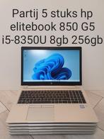 Partij 5 x Hp elitebook 850 G5 i5-8350U 8gb 256gb, Computers en Software, 15 inch, 8 GB, Ophalen of Verzenden, SSD