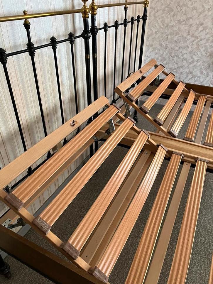 2x matrassen + 2x lattenbodens 2x 100x200 cm, Huis en Inrichting, Slaapkamer | Matrassen en Bedbodems, Zo goed als nieuw, Matras