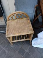 rieten tafel, Ophalen of Verzenden, Gebruikt, Wicker