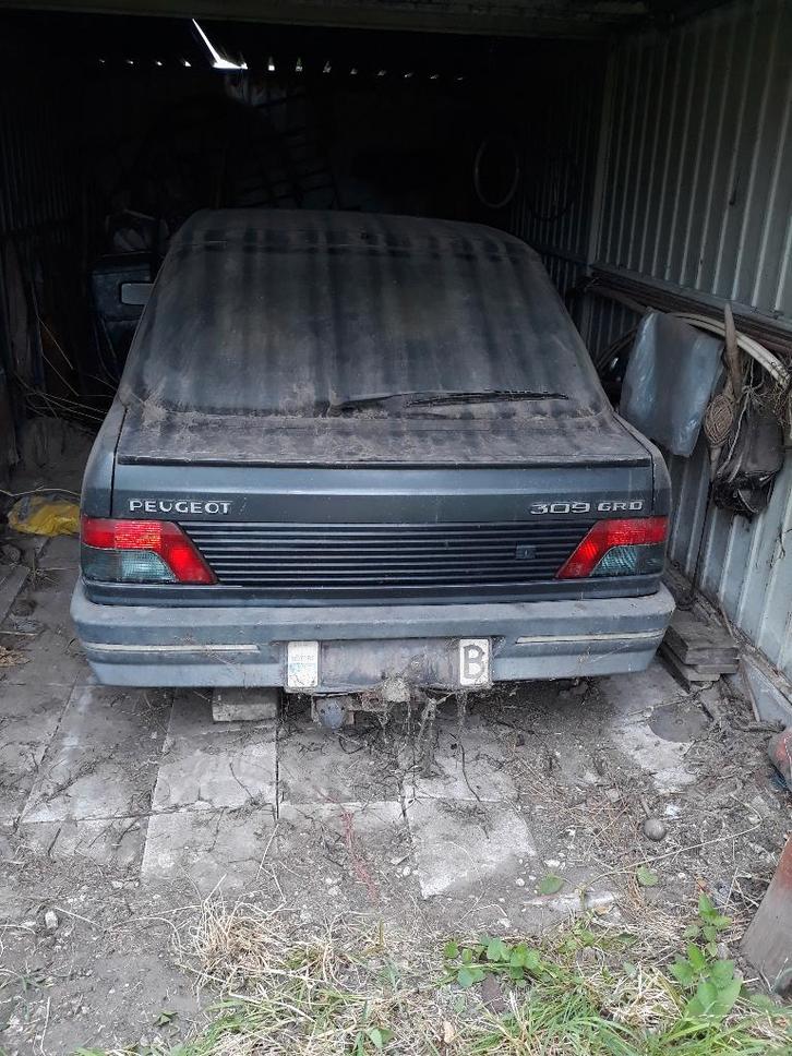 Peugeot 309 GRD, Auto's, Peugeot, Particulier, Trekhaak, Diesel, Break, 5 deurs, Handgeschakeld, Zilver of Grijs, Grijs, Stof