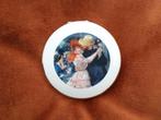 Vintage poederkoffer gedecoreerd met verf van RENOIR, Antiek en Kunst, Ophalen of Verzenden