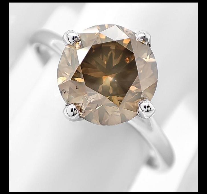 Mooie diamanten ring met certificaat, Handtassen en Accessoires, Ringen, Ophalen of Verzenden