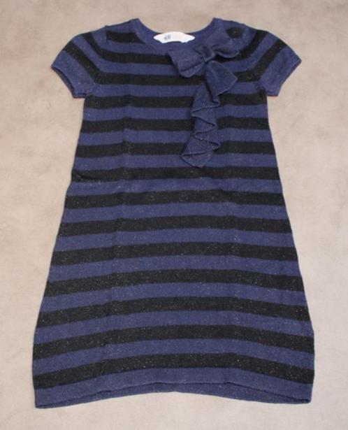 Gestreept kleedje van H&M (maat 110 - 116), Kinderen en Baby's, Kinderkleding | Maat 110, Zo goed als nieuw, Meisje, Jurk of Rok