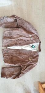 Daim jas, Kleding | Dames, Jassen | Winter, Ophalen of Verzenden, Zo goed als nieuw, Maat 38/40 (M), Beige