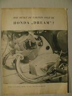 223 Honda Dream C71 overdruk uit MOTOR 1959 folder brochure, Enlèvement ou Envoi, Honda