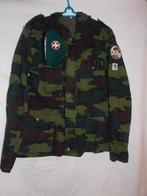 Belgische scouts camo tunic en baret, Verzamelen, Ophalen of Verzenden, Gebruikt, Kleding