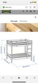 MYDAL ikea stapelbed hout, Ophalen, Gebruikt, Tweepersoons, Hout