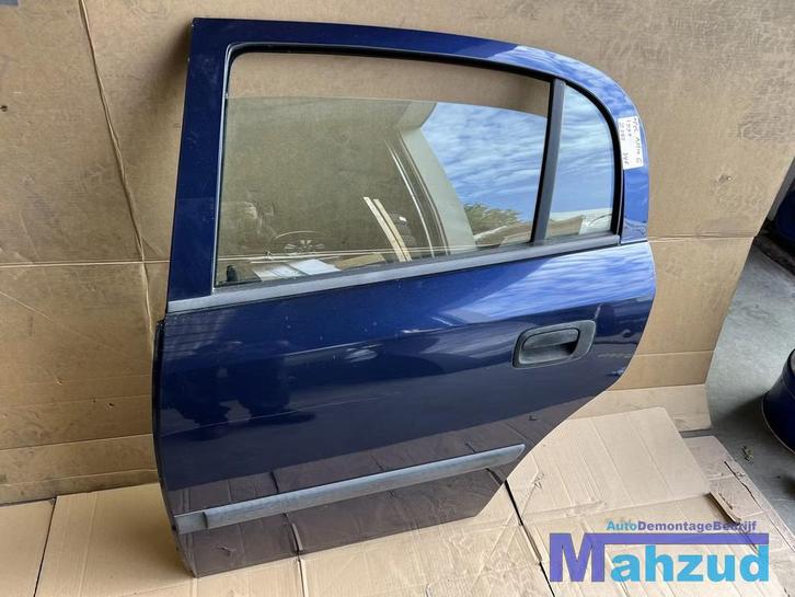OPEL ASTRA G Blauw Z282 Links Achter deur portier 5 deurs, Auto-onderdelen, Carrosserie, Deur, Opel, Achter, Links, Gebruikt