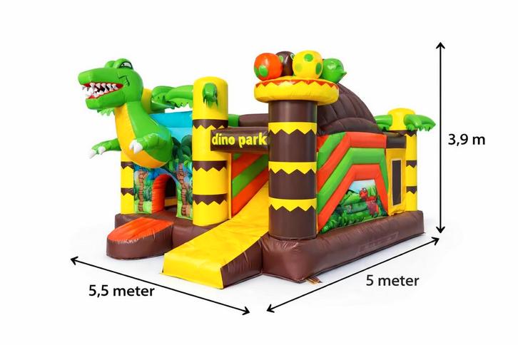 Nieuw springkasteel dino, Hobby en Vrije tijd, Feestartikelen | Verhuur, Ophalen