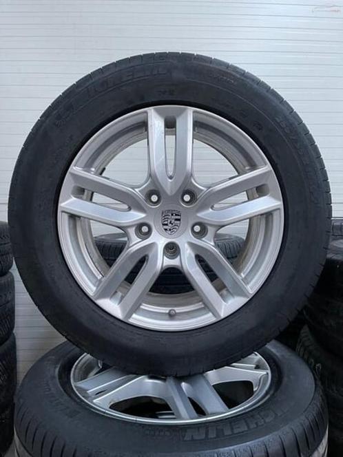 18'' Org. Porsche Cayenne 7P velgen met zomerbanden, Auto-onderdelen, Banden en Velgen, Banden en Velgen, Zomerbanden, 18 inch