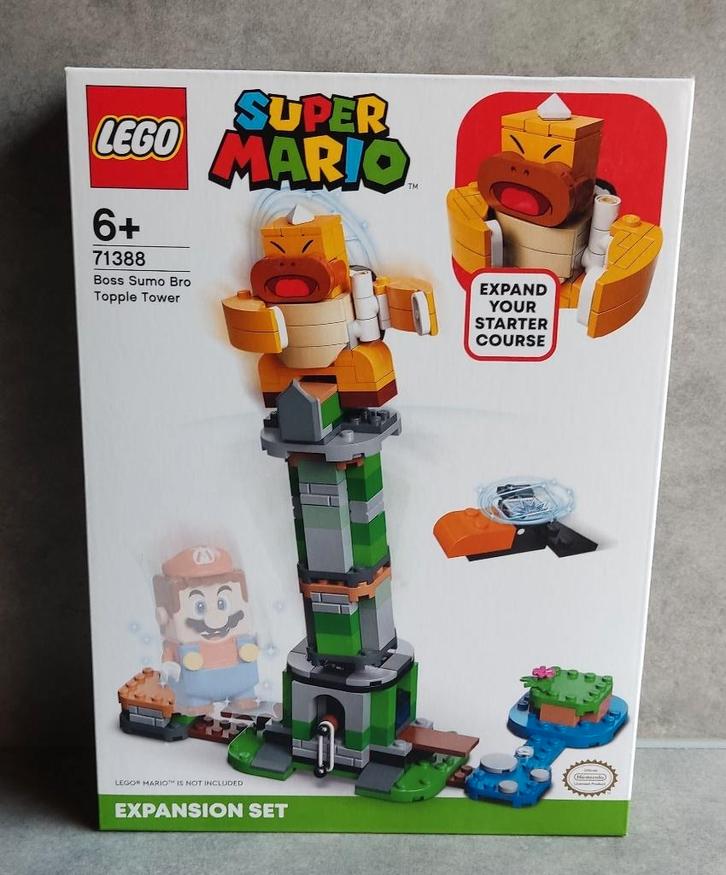 lego super mario 71388 eindbaasgevecht op de sumo bro toren, Kinderen en Baby's, Speelgoed | Duplo en Lego, Nieuw, Lego, Complete set