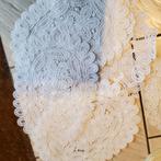 Lot de chiffons décoratifs neufs en dentelle de Bruxelles, Enlèvement