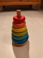 Houten stapeltoren ringen., Kinderen en Baby's, Ophalen of Verzenden, Gebruikt