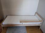 BED SNIGLAR 70x160 + UNDERLIG-matras + lakens, Ophalen, Bruin, 190 cm of minder, Zo goed als nieuw