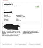 2 toegangstickets bellewaerde voor toegang zondag 7 sept, Tickets en Kaartjes, Twee personen, Ticket of Toegangskaart