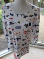Knap T-shirt MONA - 40, Kleding | Dames, T-shirts, Maat 38/40 (M), Wit, Ophalen of Verzenden, Zo goed als nieuw