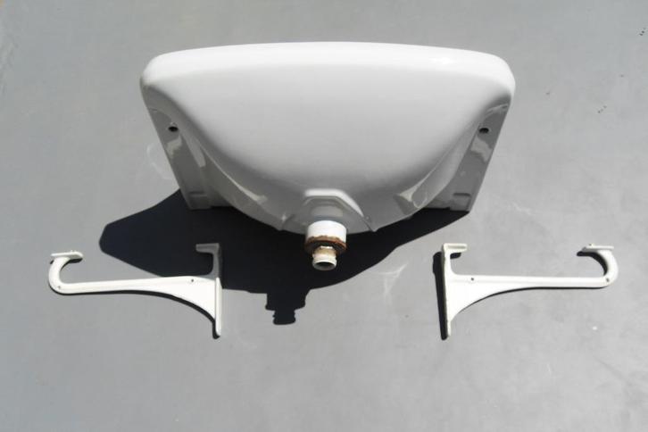 LAVABO ancien 60cm x 47cm, Doe-het-zelf en Bouw, Sanitair, Gebruikt, Wastafel, Steen, Ophalen