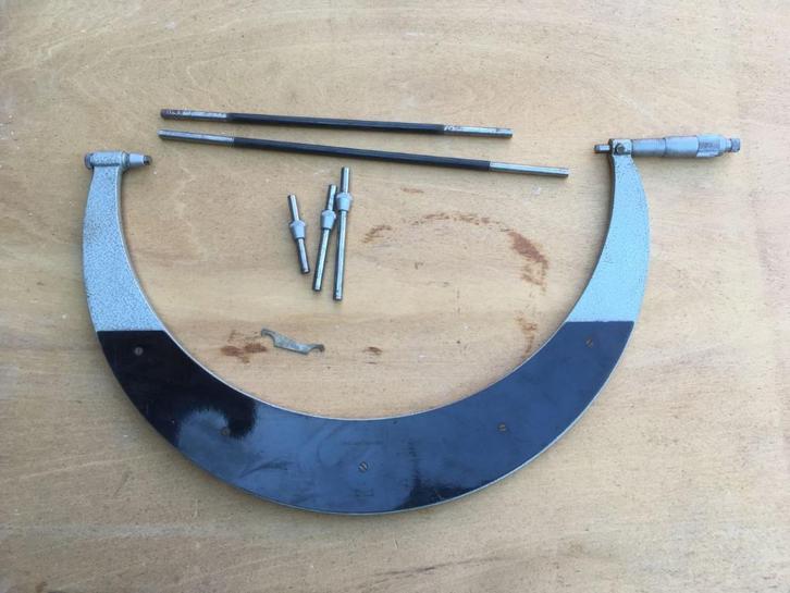 Micrometer fijnmeter 300 tot 400 mm LM, Doe-het-zelf en Bouw, Meetapparatuur, Gebruikt, Afstand, Ophalen of Verzenden