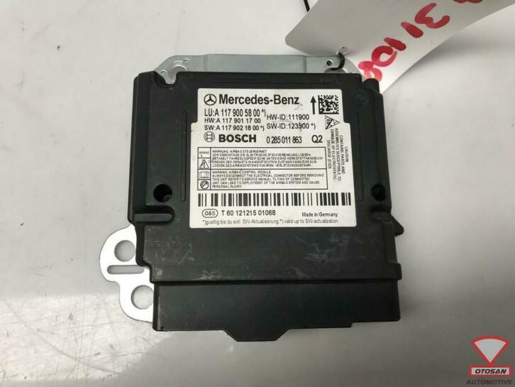 mercedes a b cla gla airbag module a1179005800, Auto-onderdelen, Elektronica en Kabels, Mercedes-Benz, Gebruikt