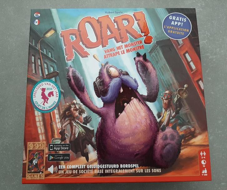 ROAR Gezelschapsspel, 999 games, nieuwstaat., Hobby en Vrije tijd, Gezelschapsspellen | Bordspellen, Zo goed als nieuw, Ophalen of Verzenden