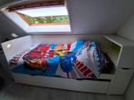 Uitschuifbaar bed met kast aan. Ikea met matrassen, Ophalen, Gebruikt