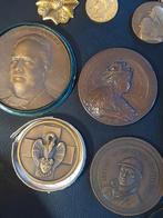 Set van 4 medailles, Ophalen of Verzenden