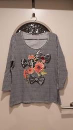 Betty Barclay shirt met vichy en strass, L, Kleding | Dames, Ophalen of Verzenden, Zo goed als nieuw, Maat 42/44 (L), Zwart