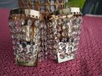 Appliques murales vintage avec strass, Ophalen, Zo goed als nieuw, Glas
