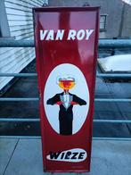 prachtig emaille reclame reclamebord 1966 Wieze van roy, Verzamelen, Merken en Reclamevoorwerpen, Ophalen, Gebruikt, Reclamebord