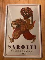 Metalen bord sarotti schokolade retro 20 x 30, Ophalen of Verzenden, Nieuw